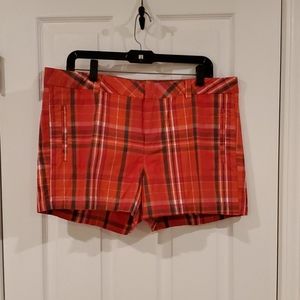 NWT Plaid Shorts Womens 14